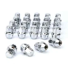 2015-2025 Ford F-150 Chrome Solid OEM Factory Style Replacement Lug Nut 24🍕