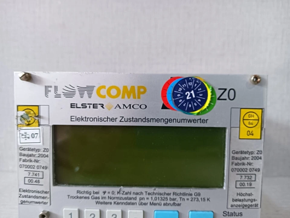 ELSTER AMCO FLOW COMP Z0 070002 0749 MONITORING UNIT - Image 3 of 4