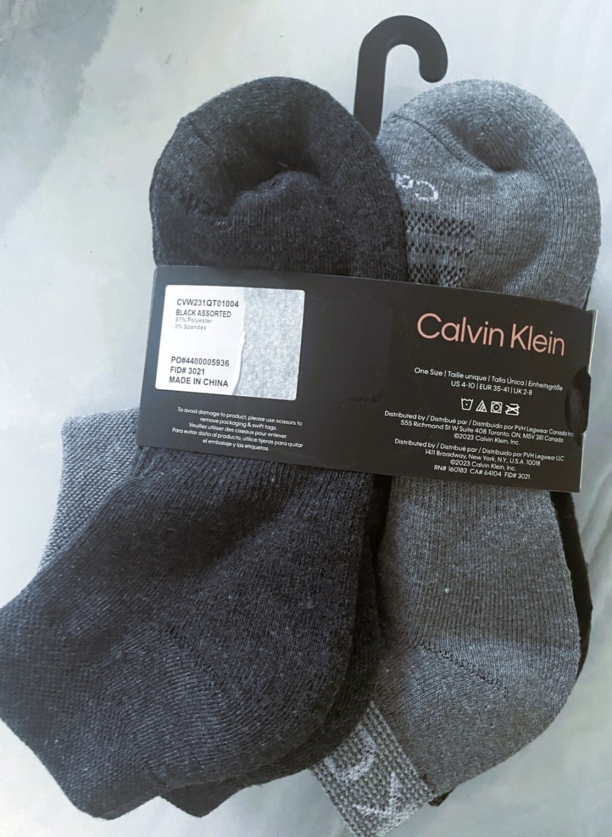 アルバ Calvin Klein Women's Cushion Ankle Socks 6 pairs | eBay
