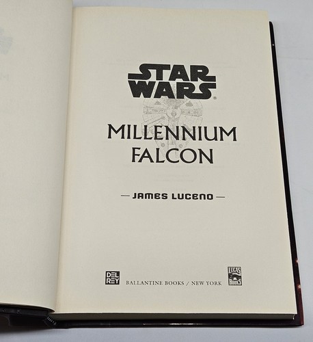Star Wars Millennium Falcon Book Hardcover HC 1st Ed. Print James Luceno - Picture 4 of 5