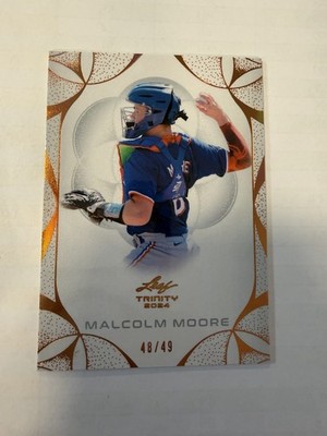2024 Leaf Trinity Malcolm Moore #142 /49