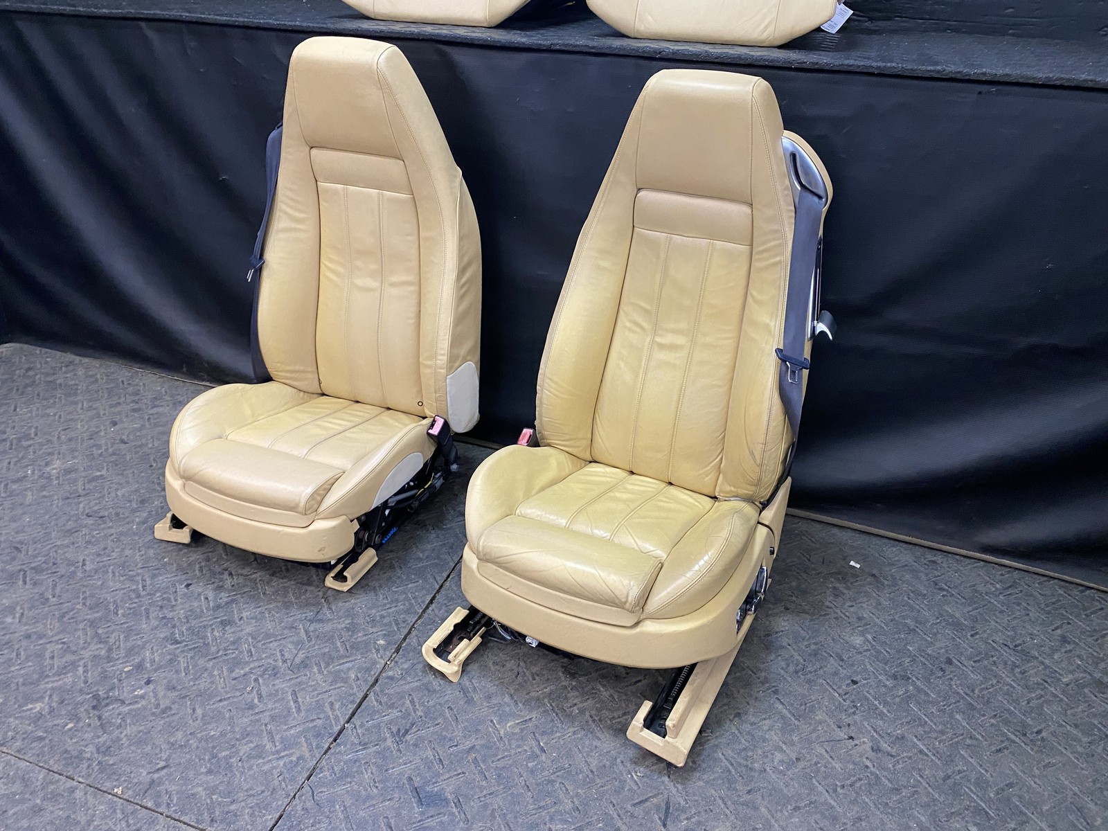 2004 BENTLEY CONTINENTAL POWER FRONT & REAR TAN LEATHER SEATS