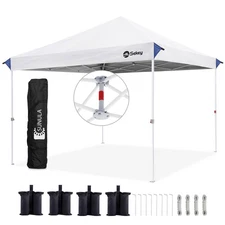 Sekey 10x10 Pop Up Canopy, One-Push Setup, 99% UV Shade, Waterproof
