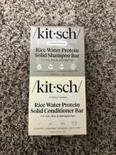 Kitsch Strengtheing Rice Water Protein Bars for Growth: Shampoo & Conditioner