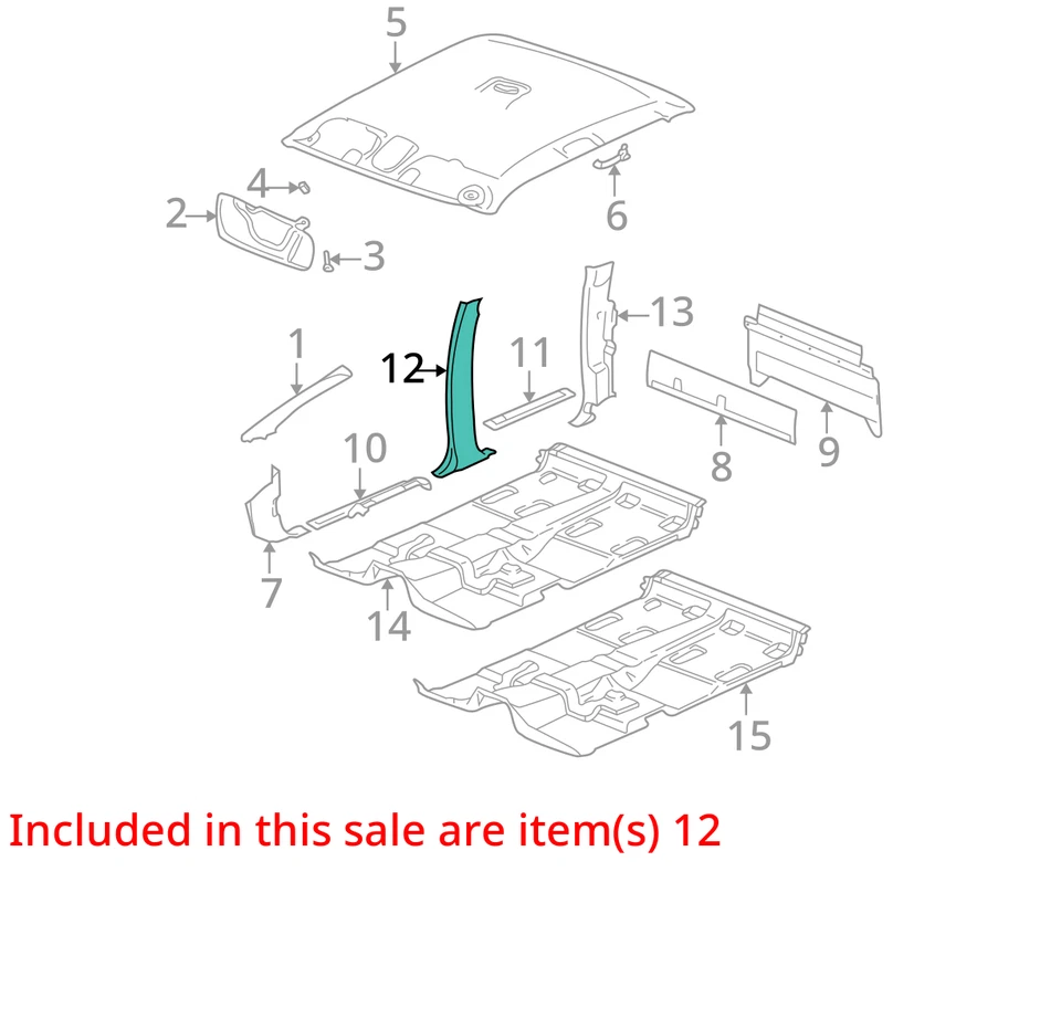 Chevrolet GMC Silverado 2500 HD Silverado 1500 2002-2003 moldura C/PL 15162203 Foto 2 de 3