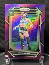 2023 Panini Prizm WWE 💥PURPLE /149 💥Prizm Kiana James Rookie RC
