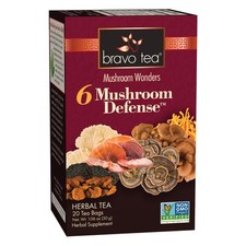 Organic Mushroom Tea Blend with Lion's Mane Chaga Reishi for Wellness Support