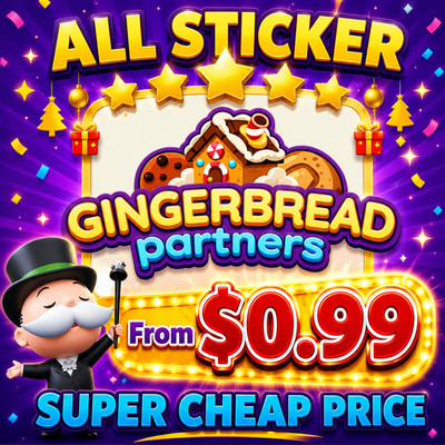 (PARTNERS Avaiable) MOGO Stickers ALL 1-6 INSTANT SERVICE  For Monopoly Go/24/7