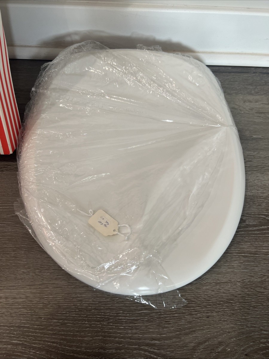 Vintage Pressalit Round Toilet Seat - New In Box- White