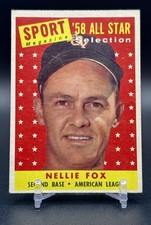 1958 Topps - Sport Magazine '58 All Star Selection Nellie Fox #479 White Sox EX+