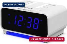 Emerson CKS1500 SmartSet Dual Alarm Clock Radio with AM/FM, 0.9" Blue LED Displa