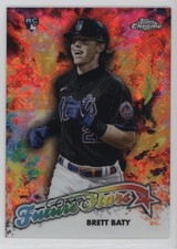 2023 Topps Chrome Logofractor Edition Future Stars Brett Baty #FS-13 4k8