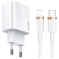 Usams 20W 1Xusb-C WandladegerÄT FÜR Iphones MIT Kabel