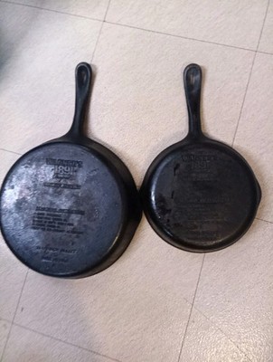 Wagner 1891 Original Ware Set of 2 Cast Iron Skillets 8