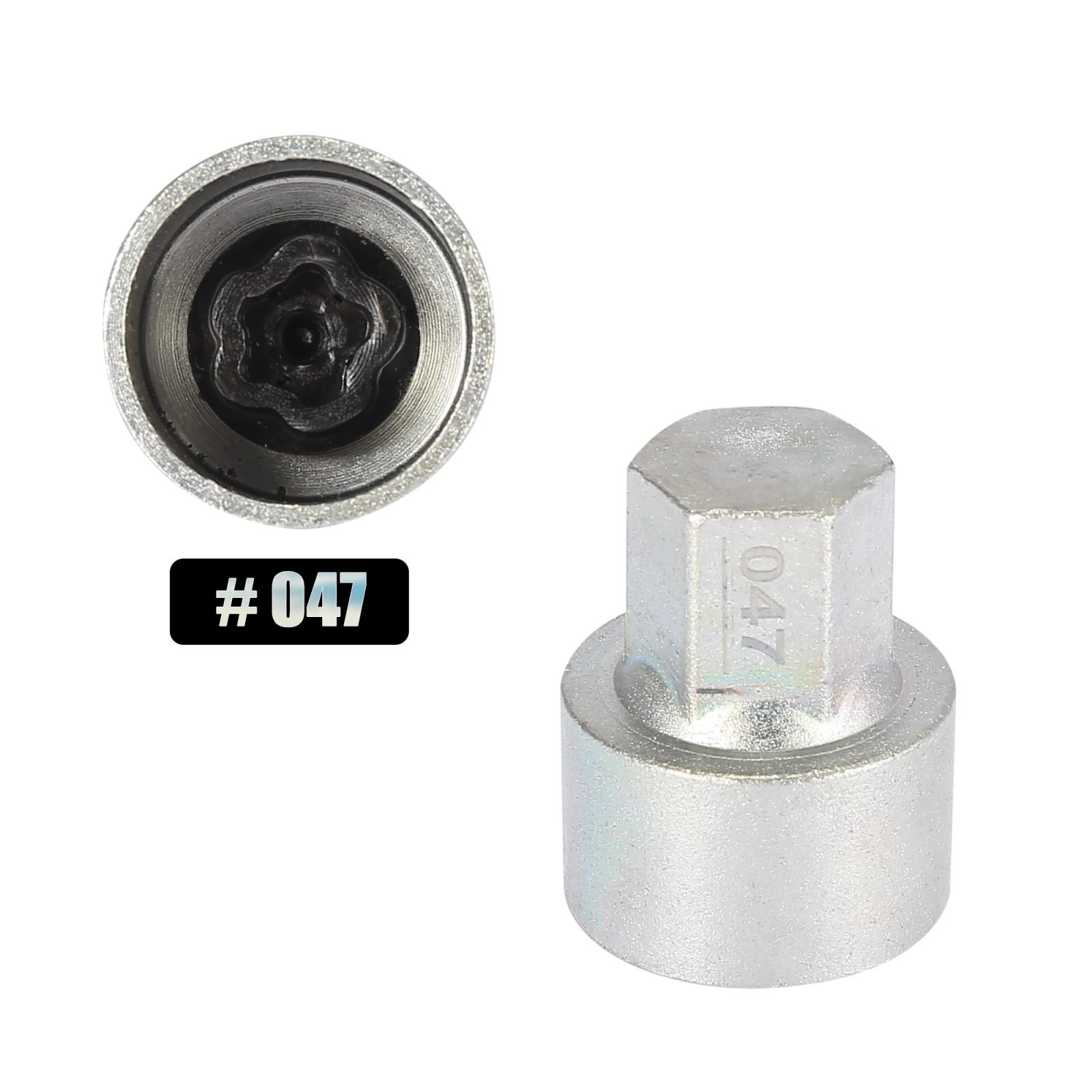 047 Wheel Lock Lug Nut Anti Theft Lug Nut Screw Removal Key for BMW 3 5 7 Series