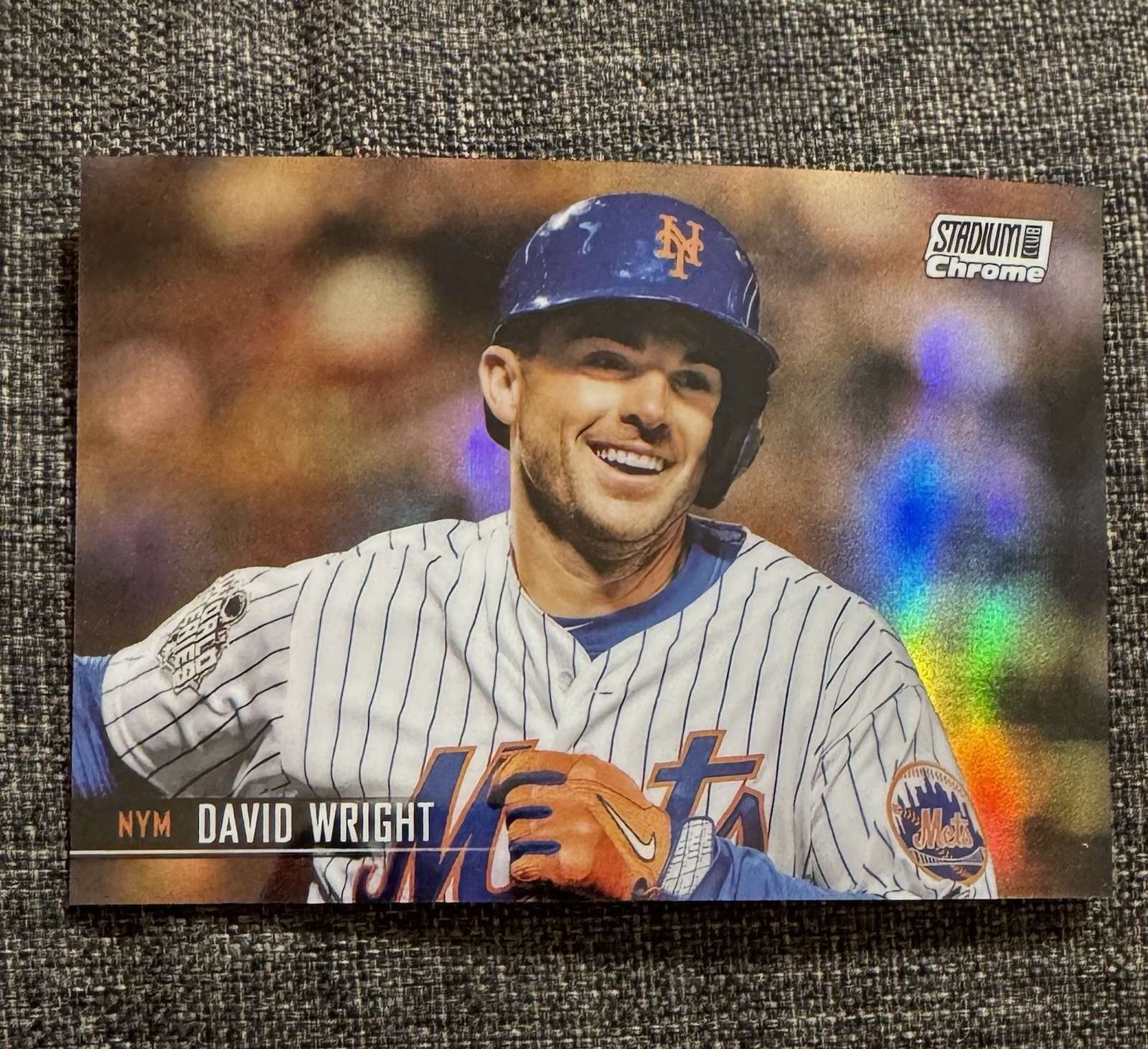 David Wright 2021 Stadium Club Chrome Refractor #135 - New York Mets
