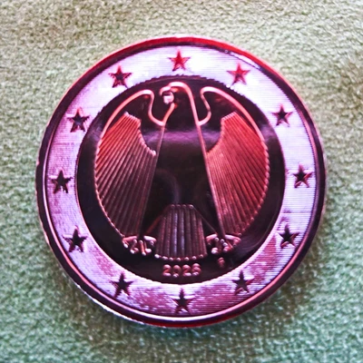 2 Euro Münze/Kurzmünze aus Deutschland 2026/Prägestätte F/Stempelglanz!!  - Bild 1 von 3