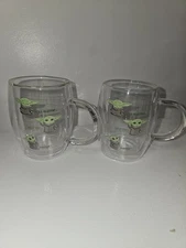 Joy Jolt The Mandalorion Awake The Child Double Glass Mugs (2)