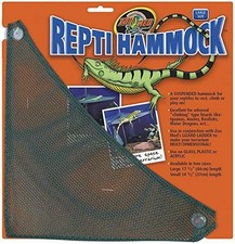 Zoo Med ReptiHammock Large Resting Climbing and Play Area 17.5"L x 12"W - 4 Pack
