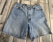 Vtg Levi's 950 Jean Shorts Women's/jr. 11 Relaxed Fit White Tab Made in USA 1998