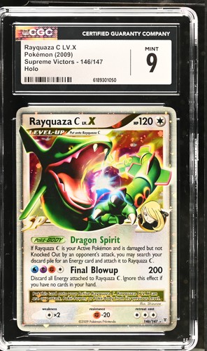 Rayquaza C LV.X graded CGC 9 for sale on eBay