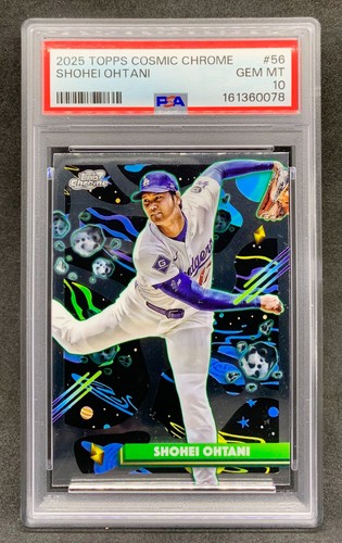 Shohei Ohtani #56 2025 Topps Cosmic Chrome card