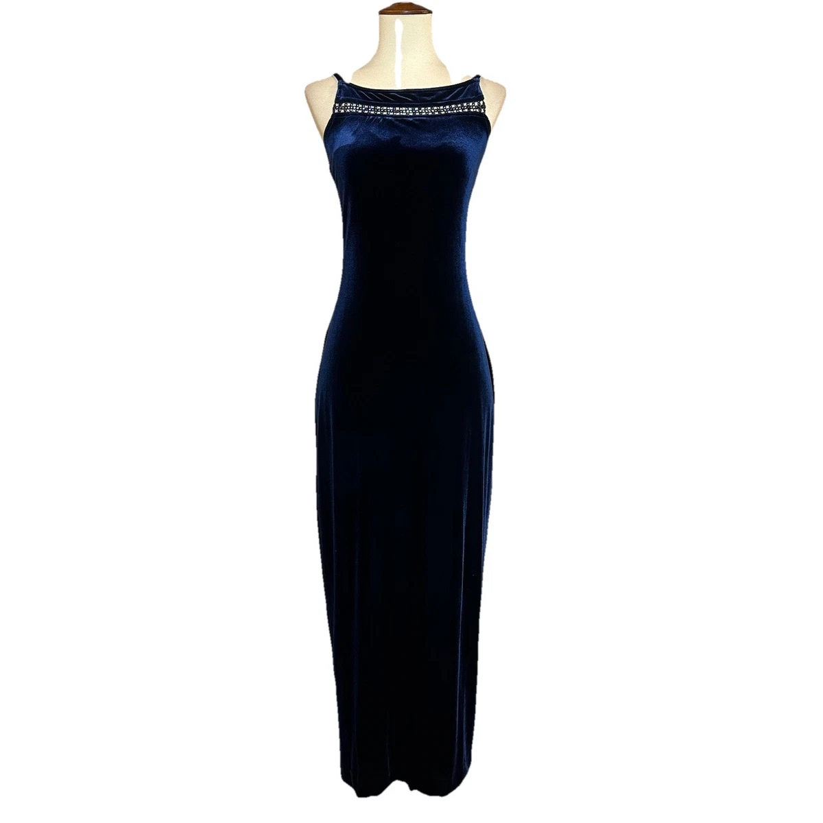 blue midi dress asos Vintage 1950s Blue Velvet Dress – Vintage World Rocks