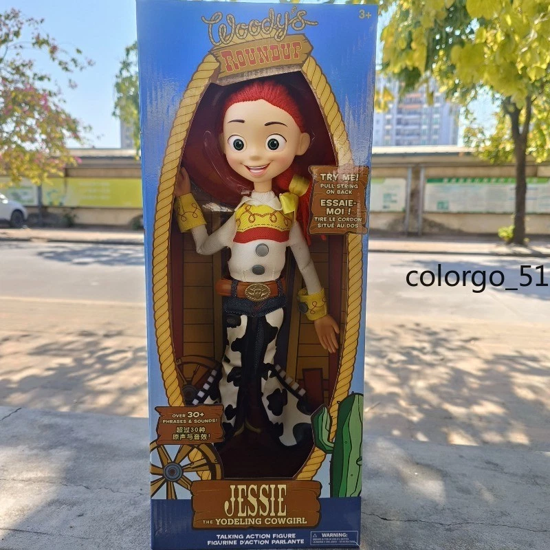 Toy Story 4 Action Figure Doll Sheriff Woody Jessie Buzz Lightyear Kid Gift Talk - Image 3 of 4