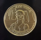 Vtg Star Wars Droids Cartoon Line Jann Tosh Collectors Coin 1985 Kenner