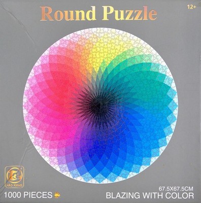 Hao Xiang Rundpuzzle Blazing With Colour 1000 Teile Puzzle (12+) vollständig