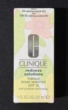 Clinique Redness Solutions Makeup Foundation SPF15 - Calming Neutral CN 52 - 1oz