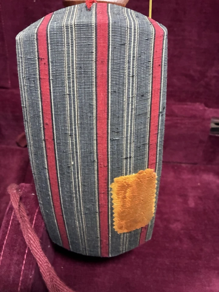 Japanese Shamisen Hard Case Set Music 3String Instrument Blue Beginner Bachi - Image 3 of 4