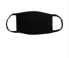 2-Pack Black Cotton Adult Face Mask - Reusable Washable Unisex white