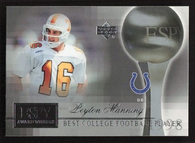 2005 Upper Deck ESPN Peyton Manning ESPY Award Winners #EA-11 Card