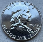 1961 Proof Franklin Half Dollar 90% Silver-INV#8562