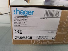 10x Bestückungspaket Hager ZY20MS Spannungsabgriff für eHz Adapterplatte RFZ