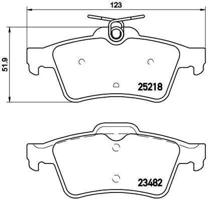 Fits BREMBO KLOCKI SZCZEKI CYLINDERKI P 61 110 BRAKE PADS REAR ⭐UK Stock⭐ - Image 7