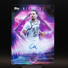 Cole Anthony 2025-26 Topps Midnight Dark Matter Auto DMA-CA Orlando Magic