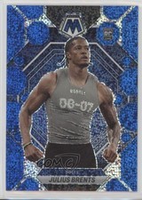 2023 Panini Mosaic Rookies Blue Sparkle Prizm 12/96 Julius Brents #340 o8g