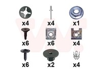 VAN Wezel Montagesatz StoßFäNger 1604794 FüR Fiat 500 312AG1A 312AXG1A 312 AXG11