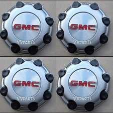4  PC SILVER GMC New 2000-08 Chevy 2500 Truck Van 16" 8 LUGS MATT WHEEL  Cap
