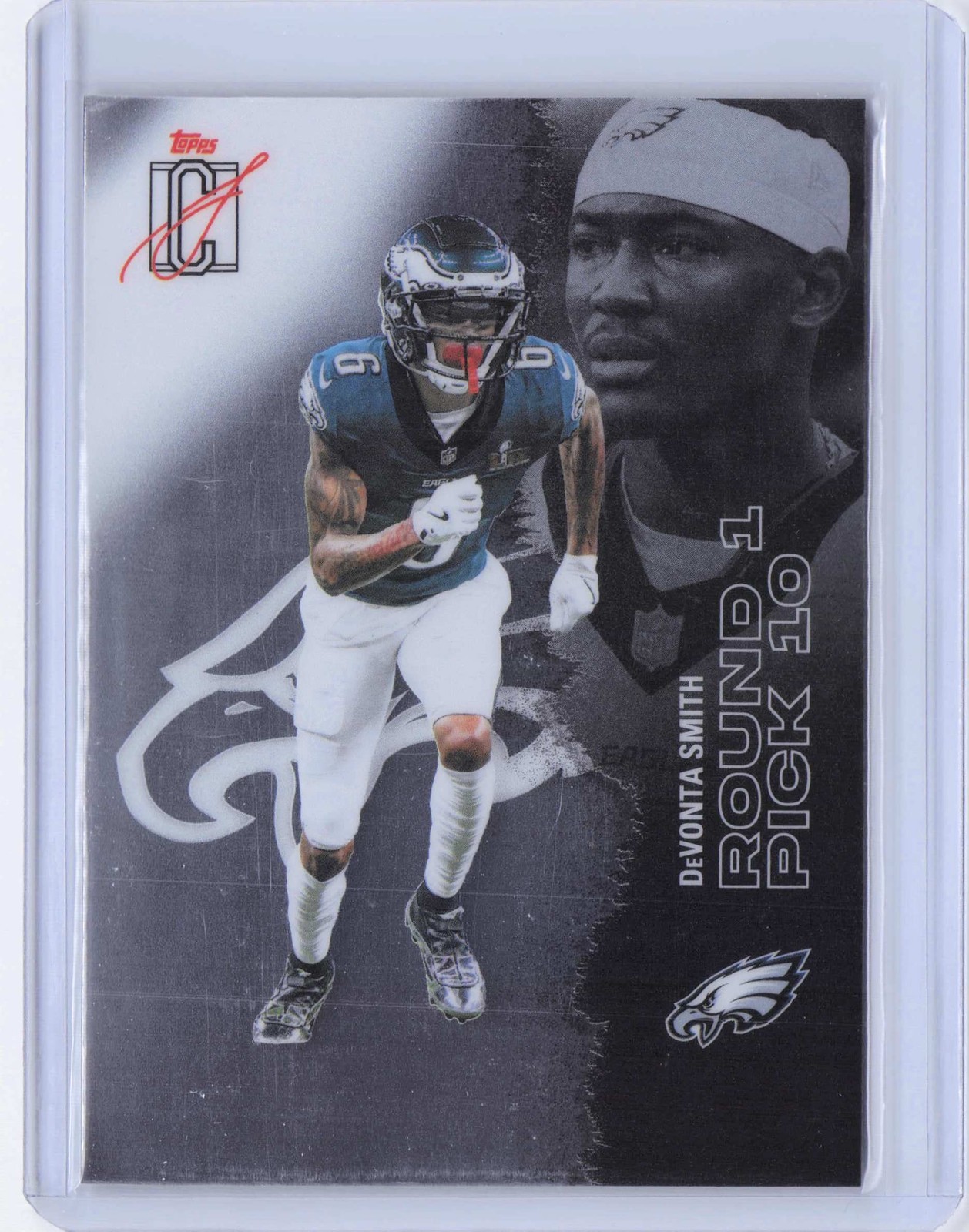 2025 Topps Signature Class #94 DeVonta Smith Chrome