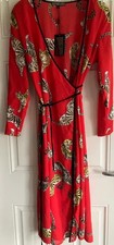 Biba Tiger Print Wrap Dress