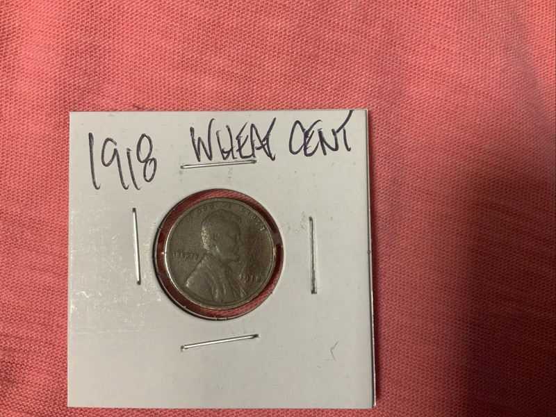 1918 Lincoln Wheat Penny VERY RARE