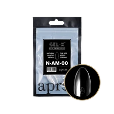 Apres Gel-X Natural Almond Medium Refill 50pc [Size #00-9]