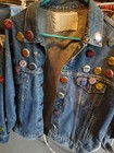 Vintage Levi's Jean Jacket W/ Bottle Caps On It — photo 1