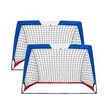 Kids Soccer Goal, Pop Up Soccer Goal Net for Backyard, Set of 2 wit... Fast Ship