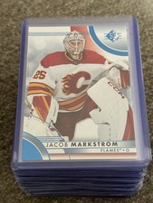 Jacob Markstrom 2023-24 SP Retail Blue Parallel #49 Flames