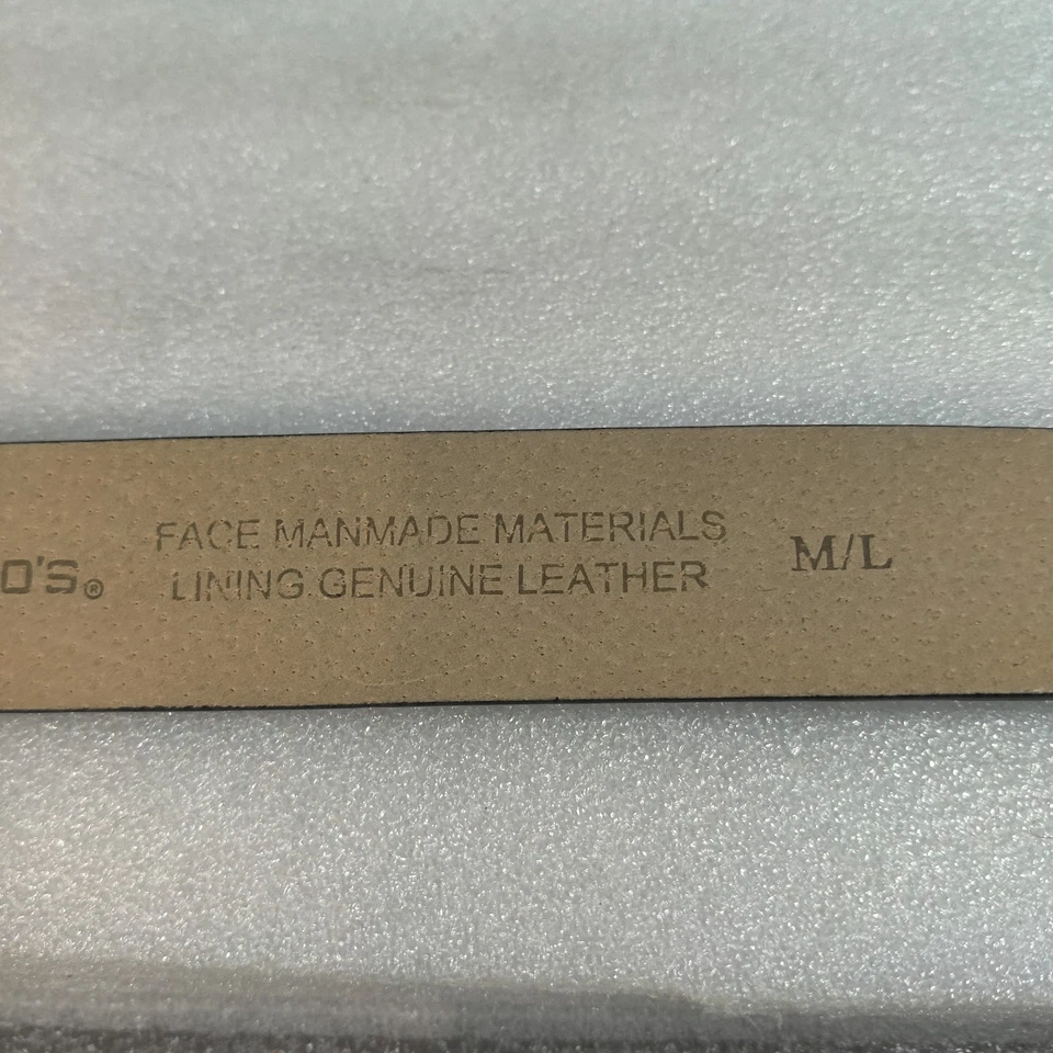 Cinturón Mujer Chico Decorativo Negro Mediano Grande Ajustable Cuero Forrado Plateado Foto 3 de 4