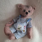 Unikat-Künstlerbär Robin, 20 CM, Hand Sewed By gelibären